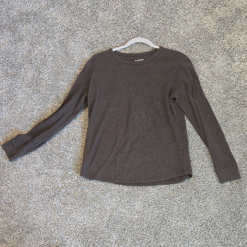 Old Navy Kids Long Sleeve Tee - Brown